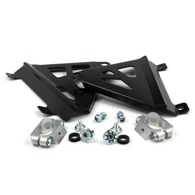 Works Connection Radiator Braces HONDA CRF250R 18-21, CRF250RX 19-21 Black