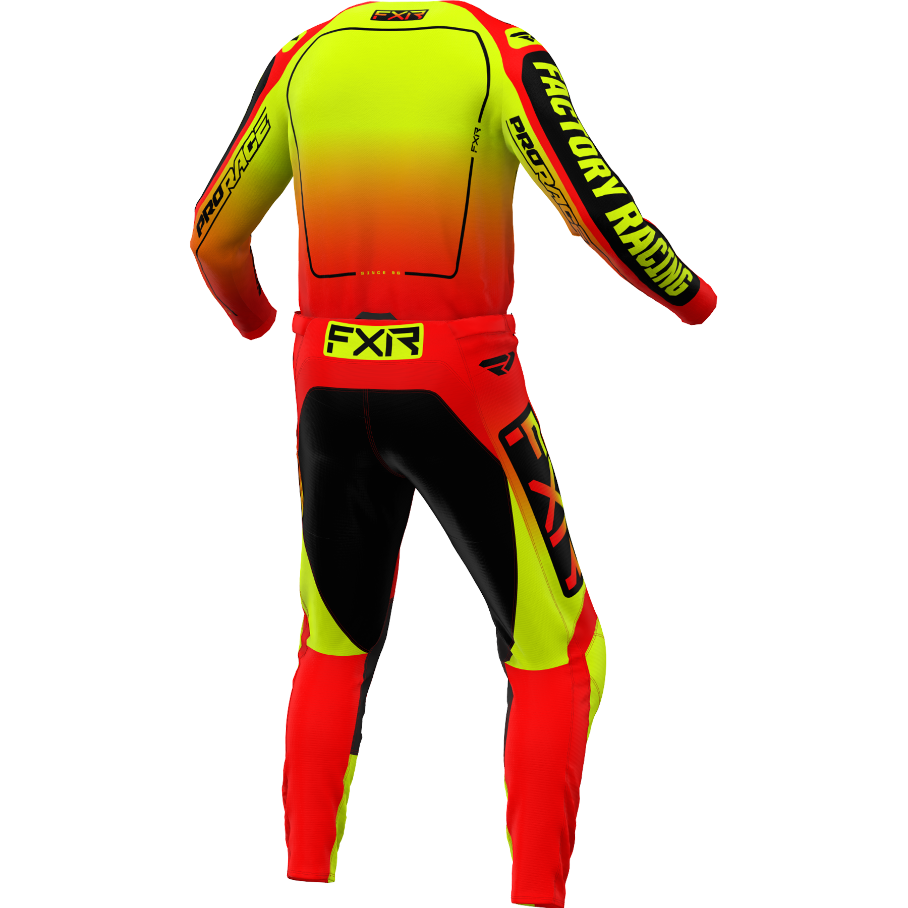 FXR Clutch YOUTH 2024 MX Kit Combo Inferno