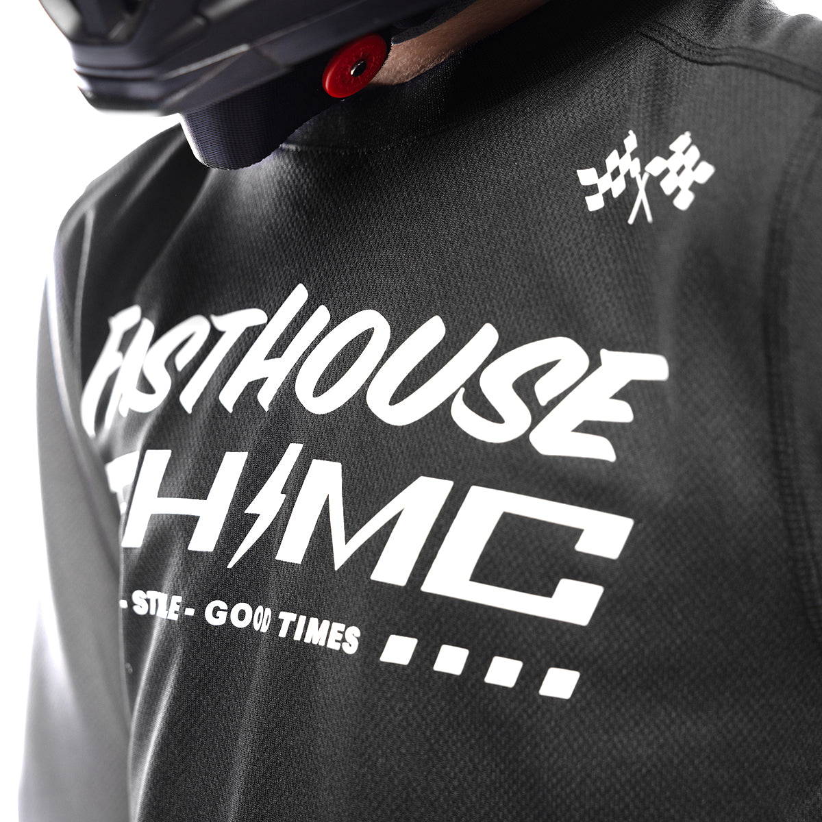 Fasthouse Carbon Method Youth MX Jersey - Black/Gray