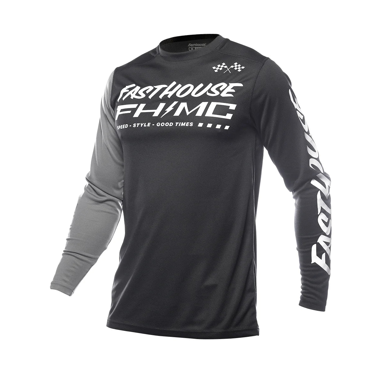 Fasthouse Youth Carbon Method LS MX Jersey Black/Grey