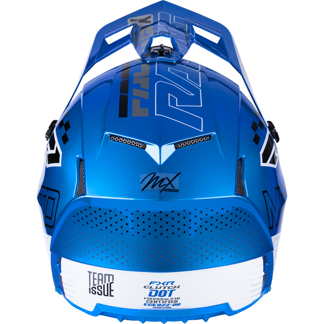 FXR YOUTH Clutch MX Helmet 2026 Blue