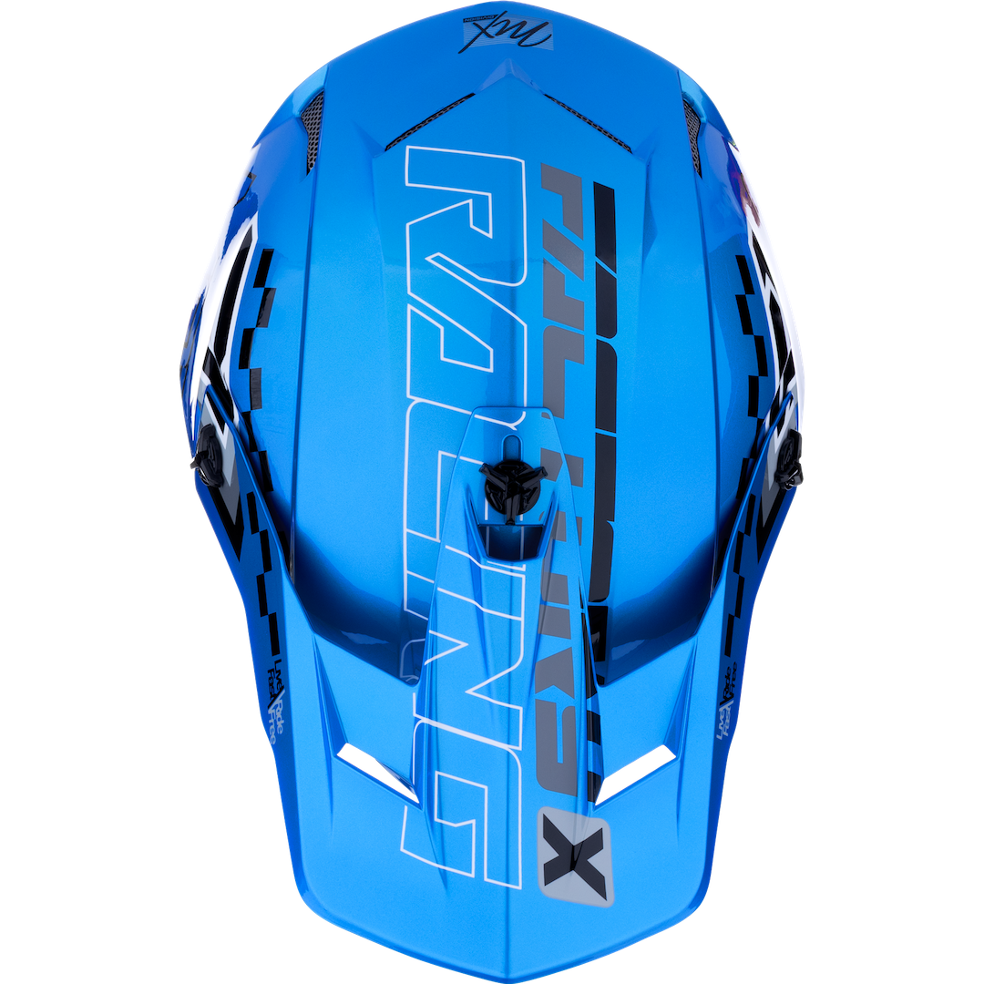 FXR YOUTH Clutch MX Helmet 2026 Blue