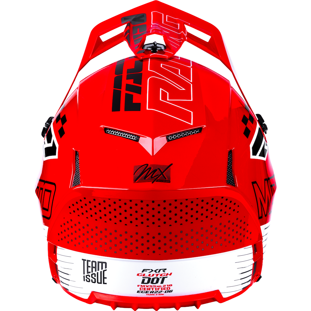 FXR YOUTH Clutch MX Helmet 2026 Red