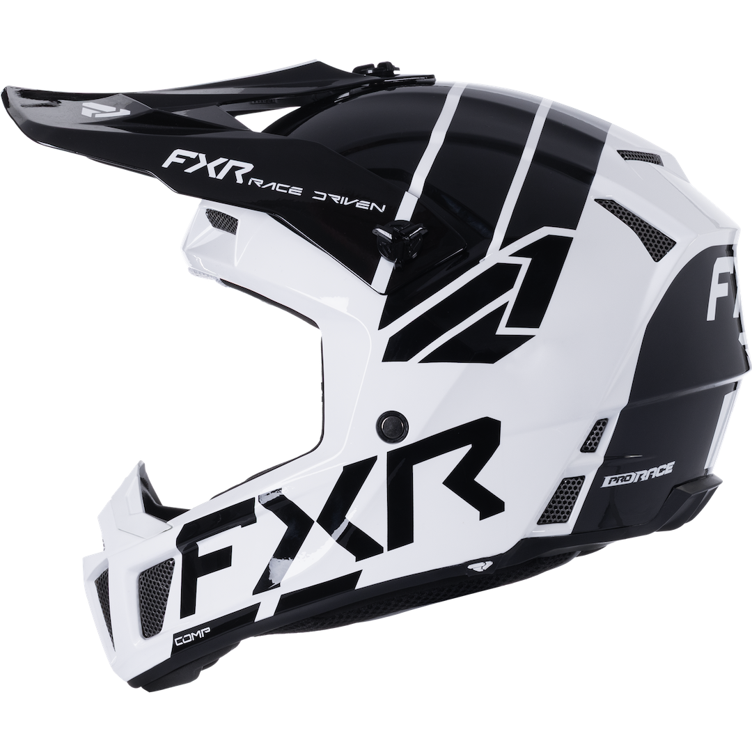 FXR YOUTH Clutch MX Helmet 2026 White/Black