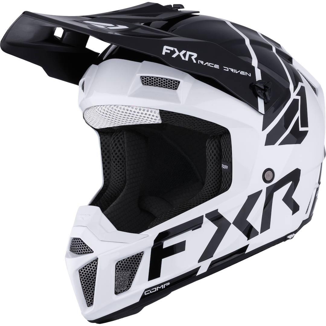 FXR YOUTH Clutch MX Helmet 2026 White/Black