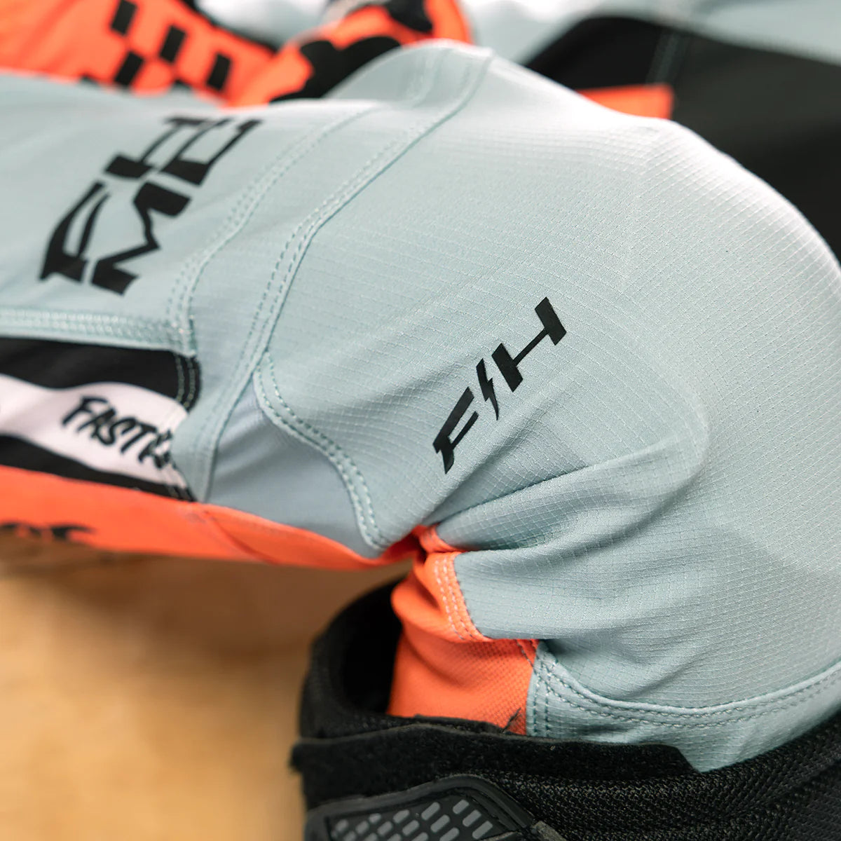 Fasthouse Youth Elrod Formula MX Pant Oceanic Mint/Hyper Coral