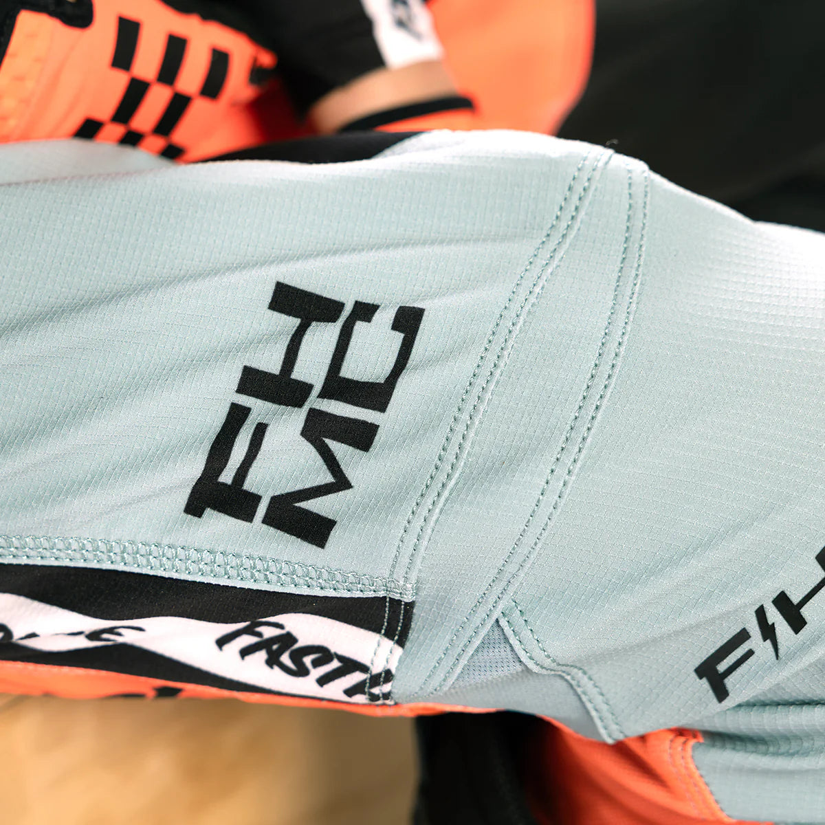 Fasthouse Youth Elrod Formula MX Pant Oceanic Mint/Hyper Coral