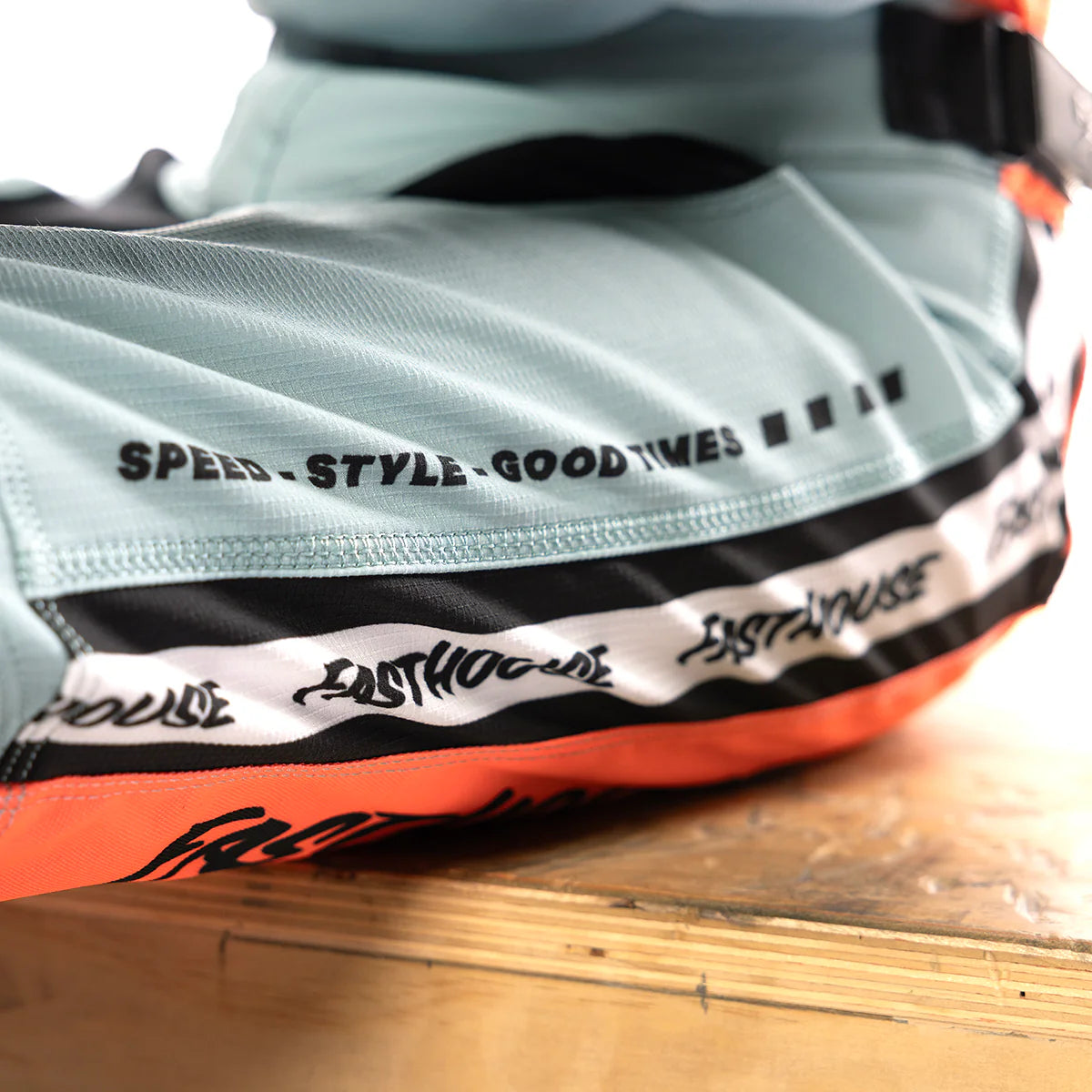 Fasthouse Youth Elrod Formula MX Pant Oceanic Mint/Hyper Coral