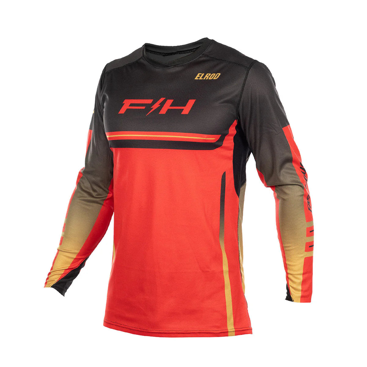 Fasthouse YOUTH Elrod React MX Kit Combo - Racing Red/Black