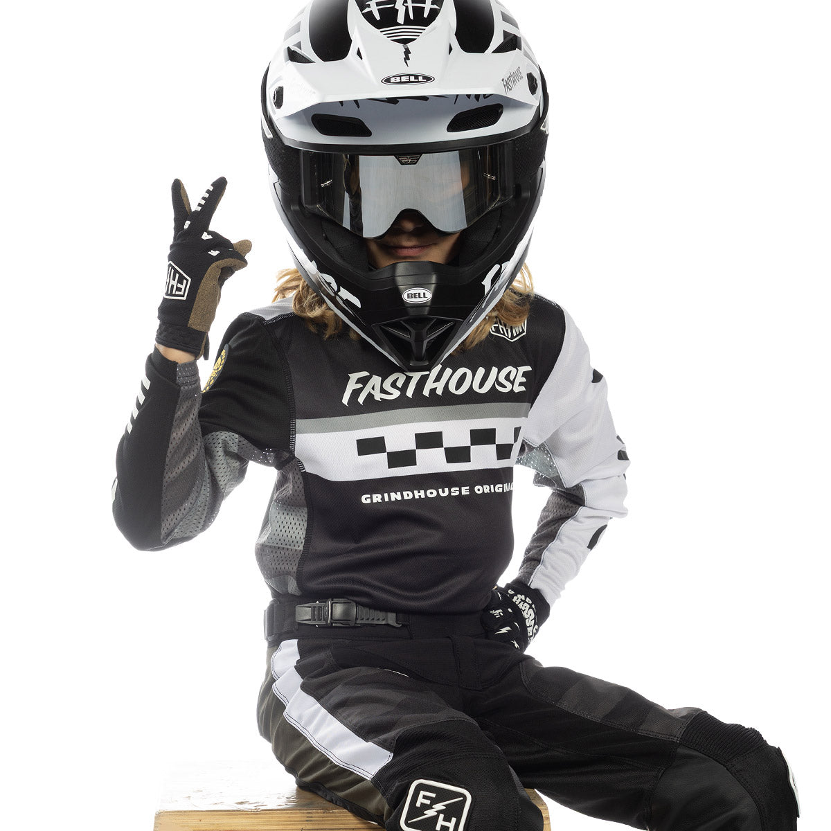 Fasthouse Speed Style Atomic Youth MX Glove - Black