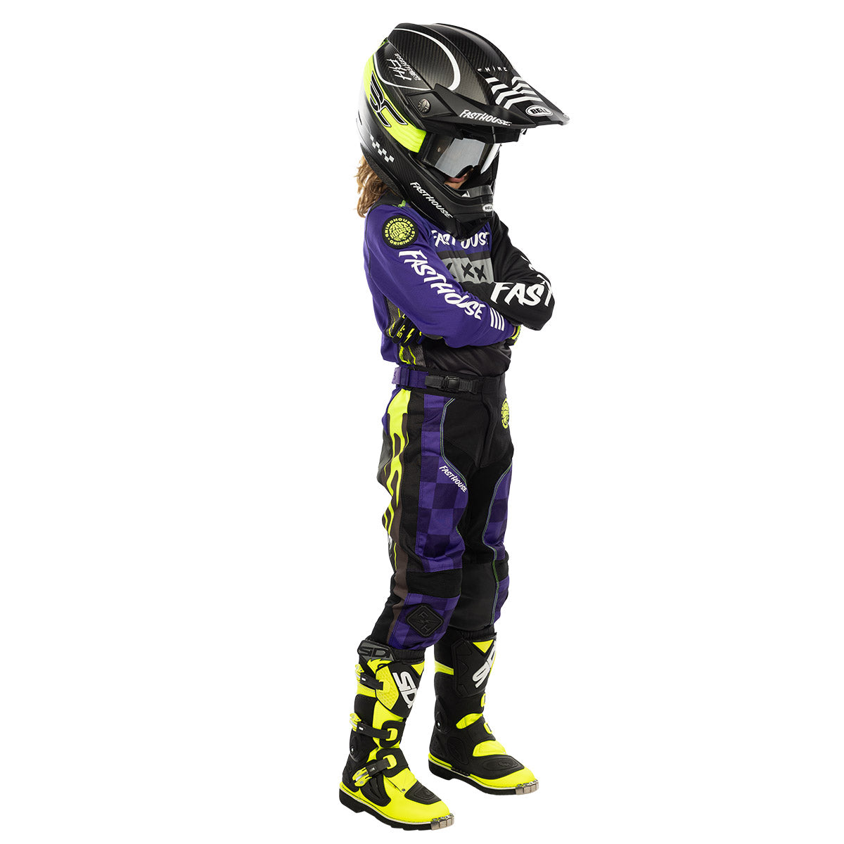Fasthouse Grindhouse Grimm MX Pant - FH Purple/Black