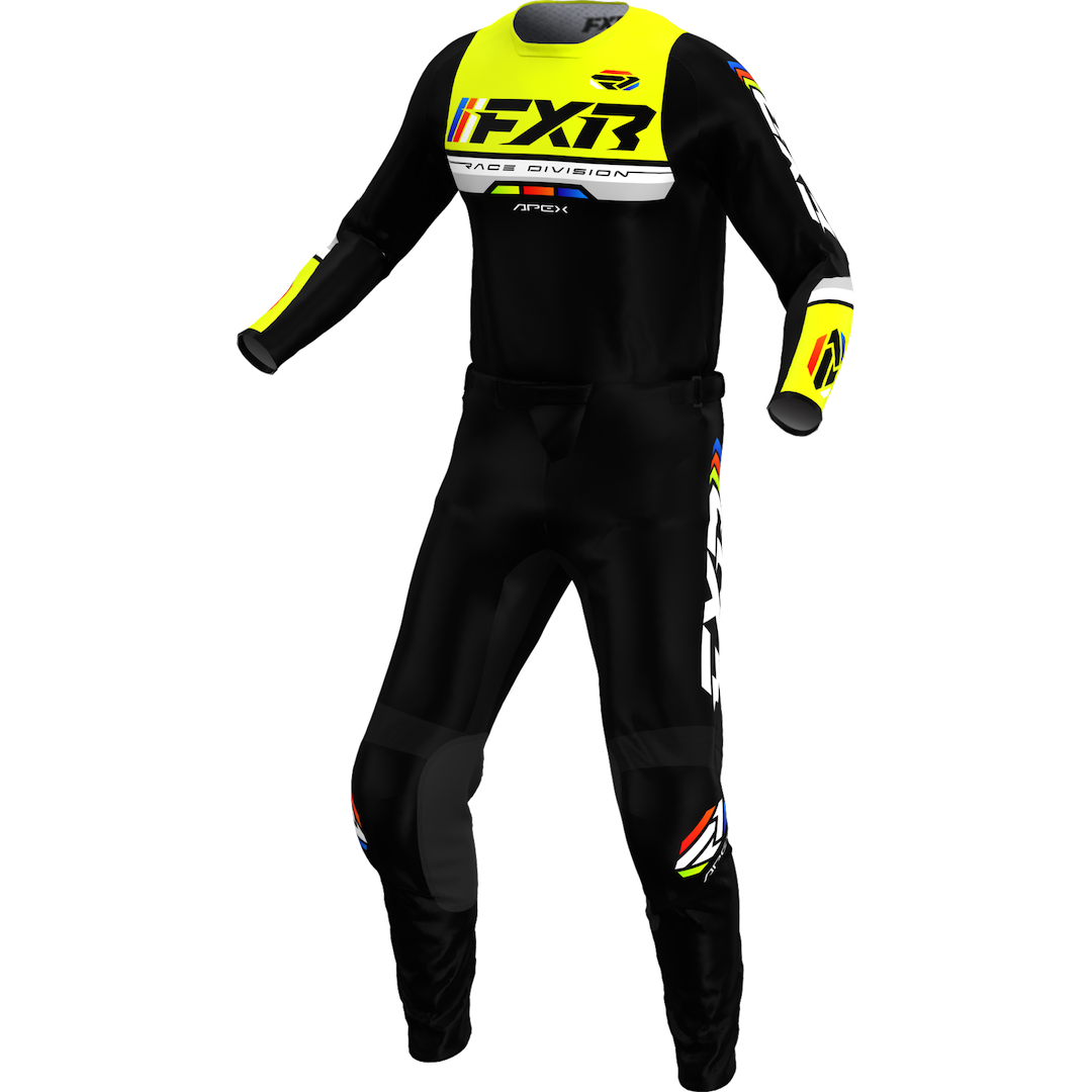 FXR YOUTH Apex 2026 MX Kit Combo HiVis