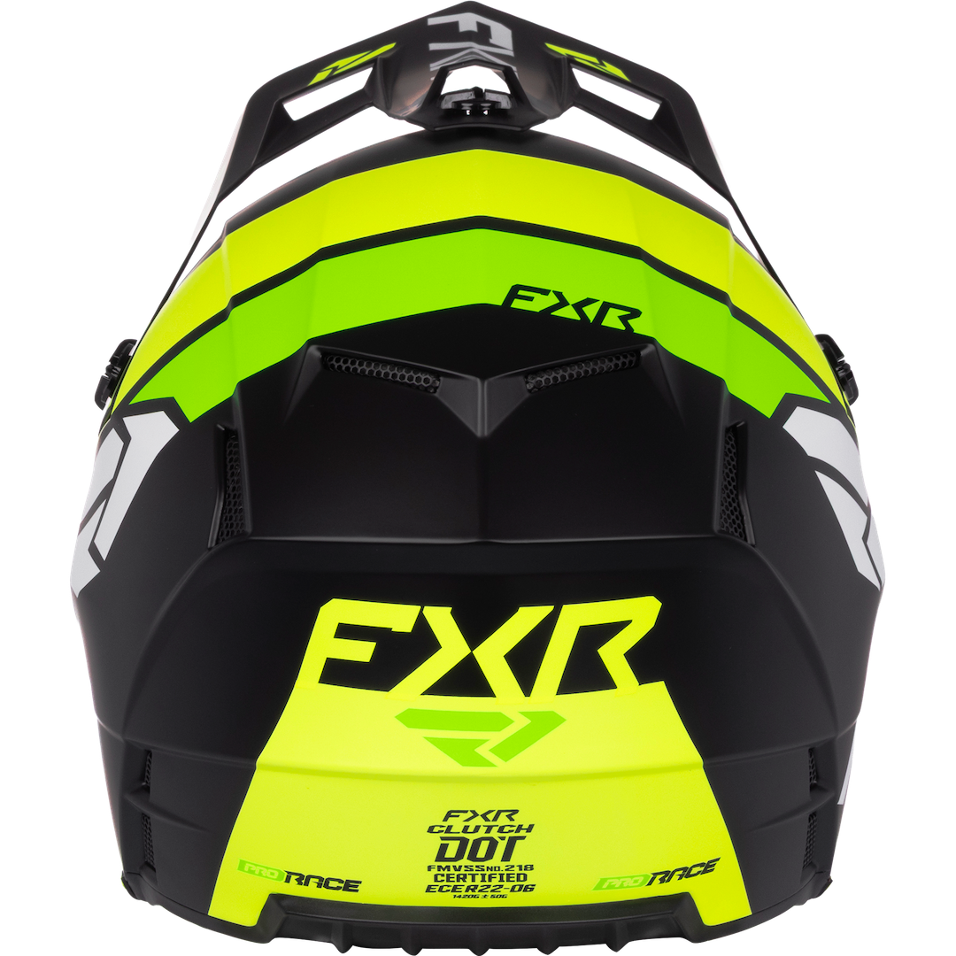 FXR YOUTH Clutch ECE 22.06 MX Helmet 2027 HiVis/Lime