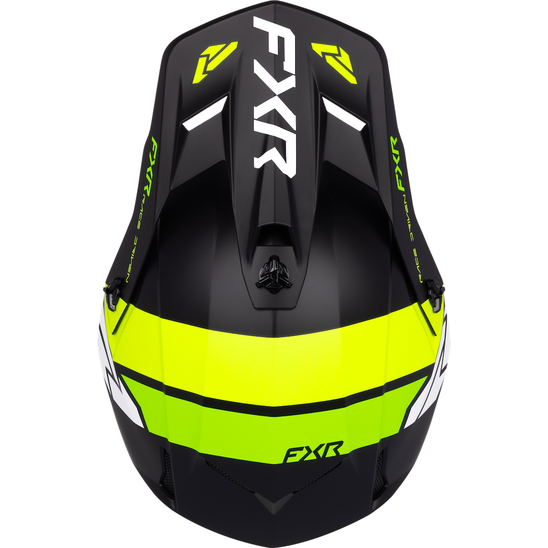 FXR YOUTH Clutch ECE 22.06 MX Helmet 2027 HiVis/Lime