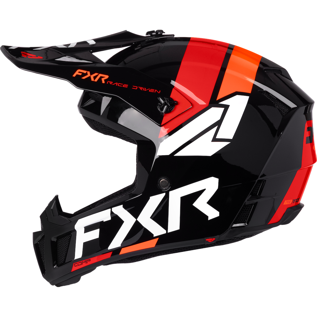 FXR YOUTH Clutch ECE 22.06 MX Helmet 2027 Red/Orange