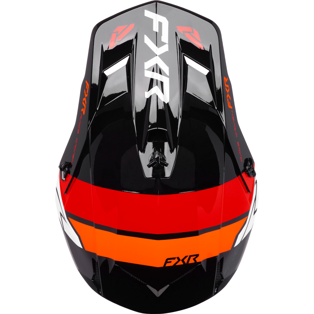 FXR YOUTH Clutch ECE 22.06 MX Helmet 2027 Red/Orange