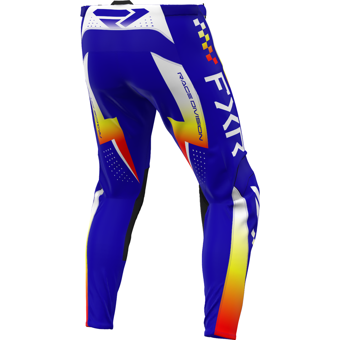 FXR YOUTH Clutch MX Pant 2026 Royal/Yellow/Red