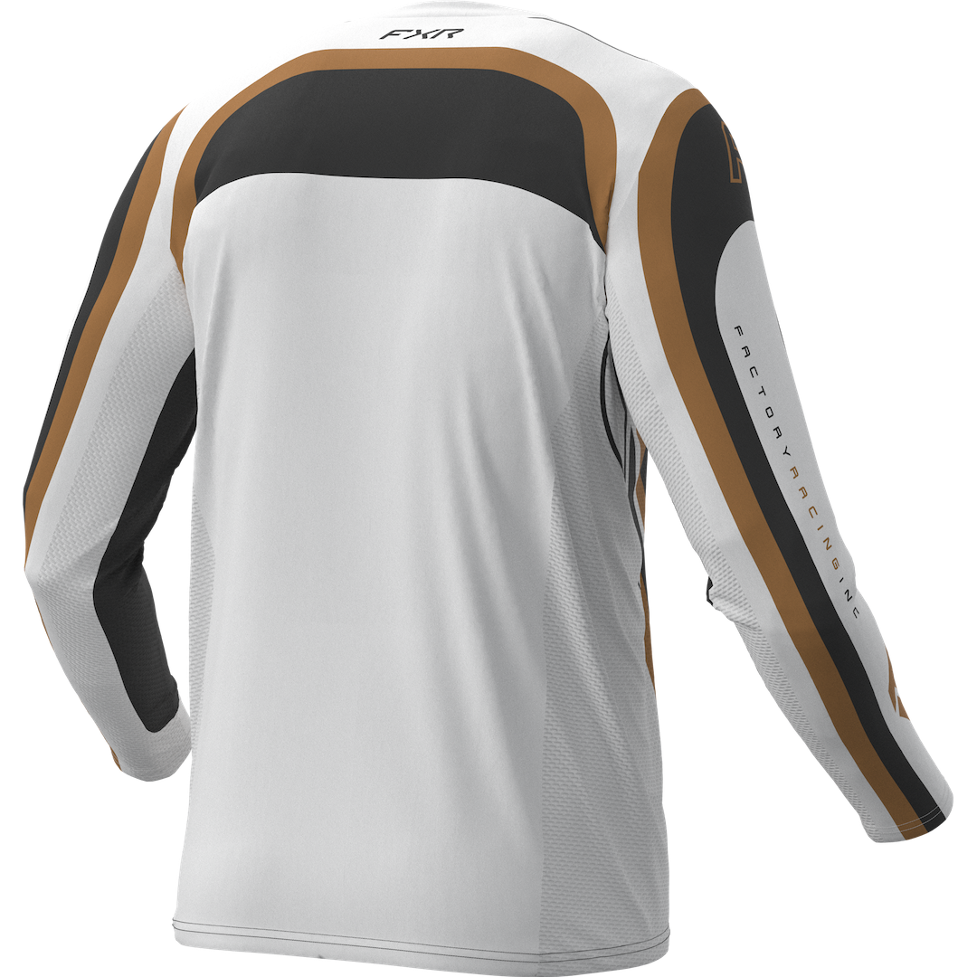 FXR YOUTH Podium MX Jersey 2027 Asphalt/White/Gum