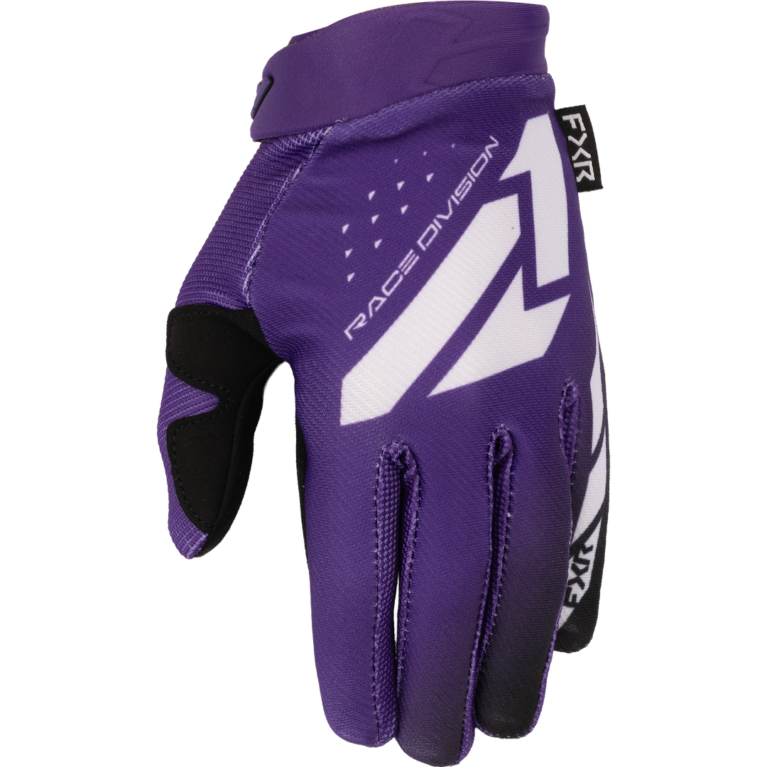 FXR YOUTH Reflex MX Glove 2026 Purple/White