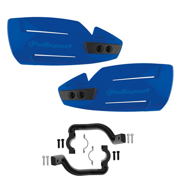Polisport Hammer MX Hand Guards with Fitting Kit Blue