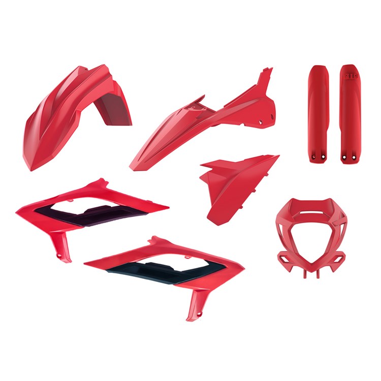 Polisport Plastic Kit BETA 125-480RR 2T+4T 23-24 OEM 23 Inc Fork Guards