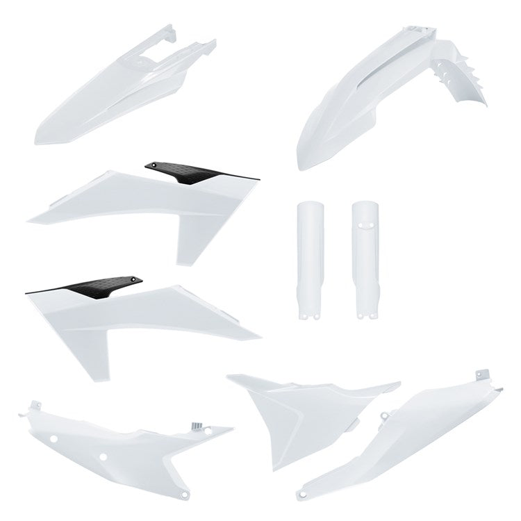 Polisport Plastic Kit KTM EXC/EXC-F 24-25 Enduro Without Headlight Mask White