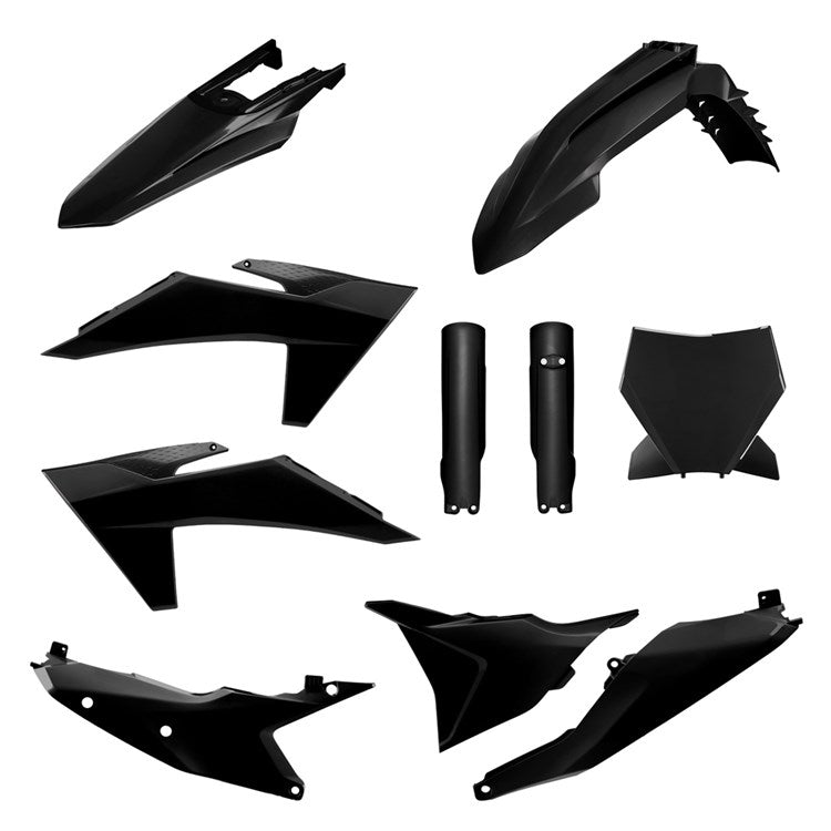 Polisport Plastic Kit KTM SX/SX-F 23-24 Inc Fork Guards Black