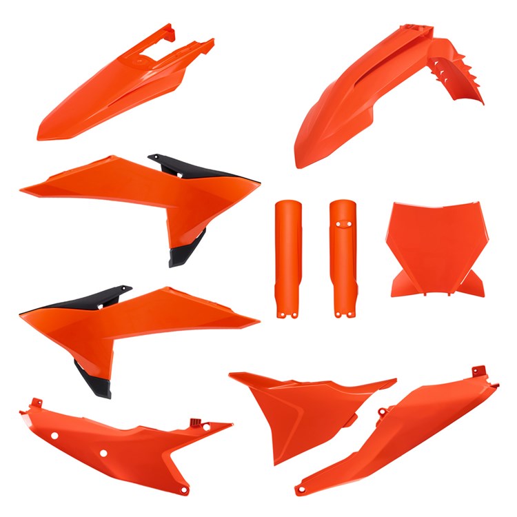 Polisport Plastic Kit KTM SX/SX-F 25-26 Inc Fork Guards Orange OEM