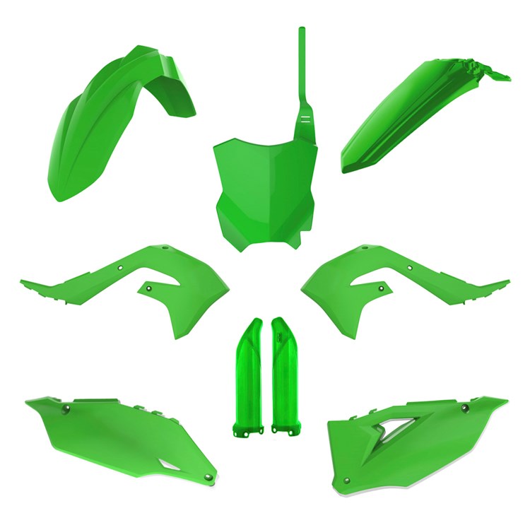 Polisport Plastic Kit KAWASAKI KX250F 21-24, KX450F 19-23 OEM 20 Green