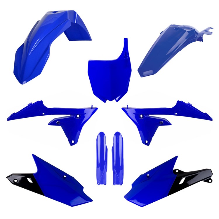 Polisport Plastic Kit YAMAHA YZ250F 14-18, YZ450F 14-17 Blue Including Fork Guards
