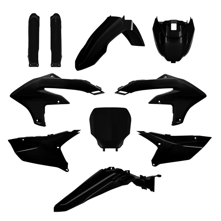 Polisport Plastic Kit YAMAHA YZ250F 24-25, YZ450F 23-25, YZ250FX 2025, YZ450FX 24-25 Inc Fork Guards Black