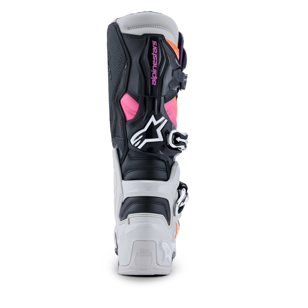 Alpinestars Tech 7 Motocross Boots Black/Light Grey/Orange Fluo/Magenta