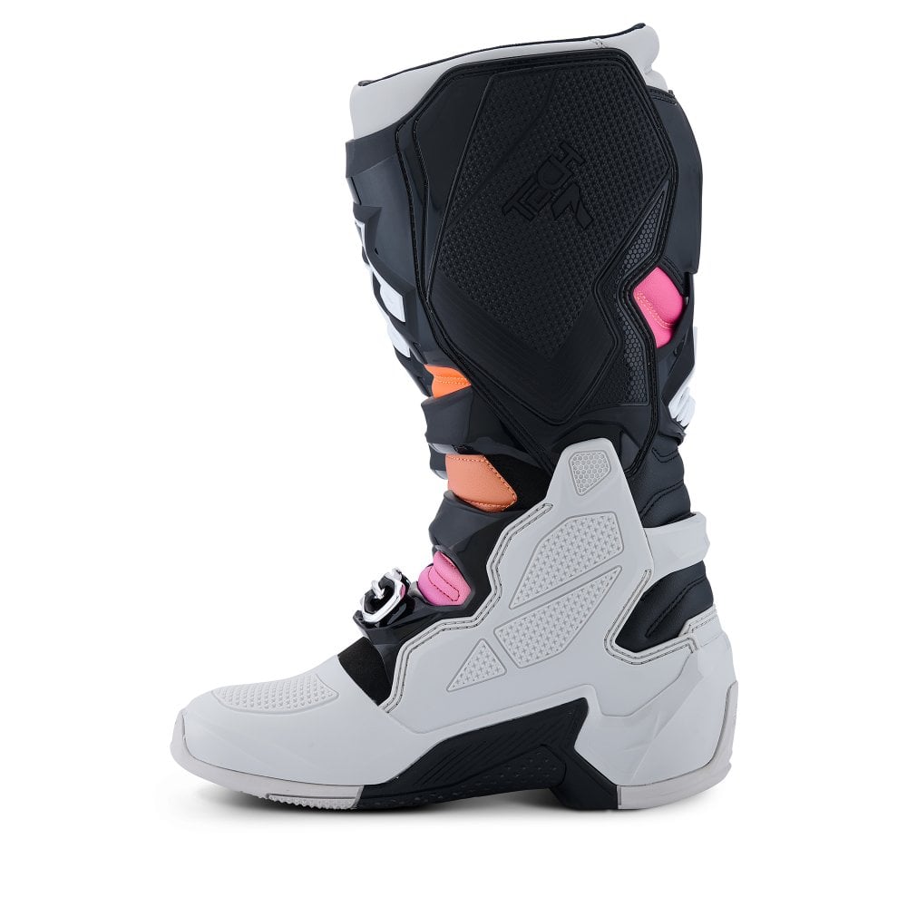 Alpinestars Tech 7 Motocross Boots Black/Light Grey/Orange Fluo/Magenta