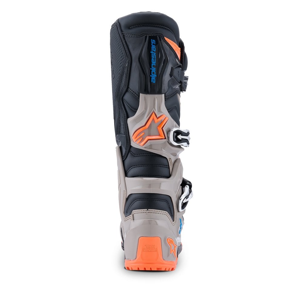 Alpinestars Tech 7 Enduro Boots Black/Warm Grey/Orange Fluo