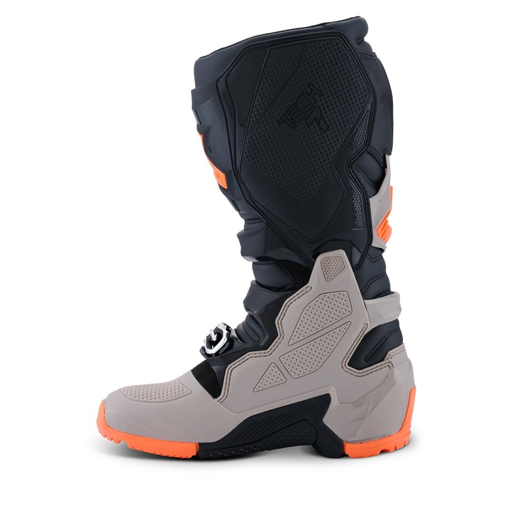 Alpinestars Tech 7 Enduro Boots Black/Warm Grey/Orange Fluo