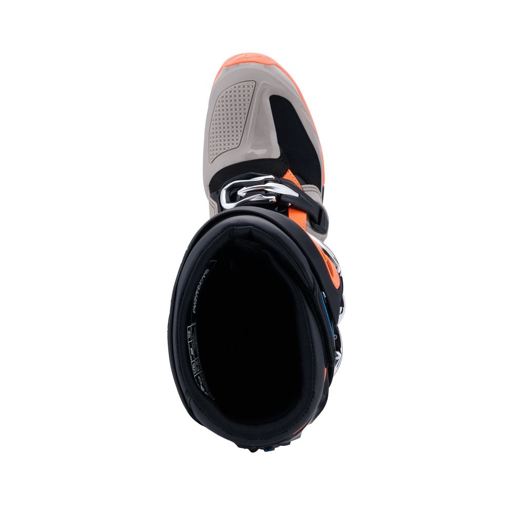 Alpinestars Tech 7 Enduro Boots Black/Warm Grey/Orange Fluo