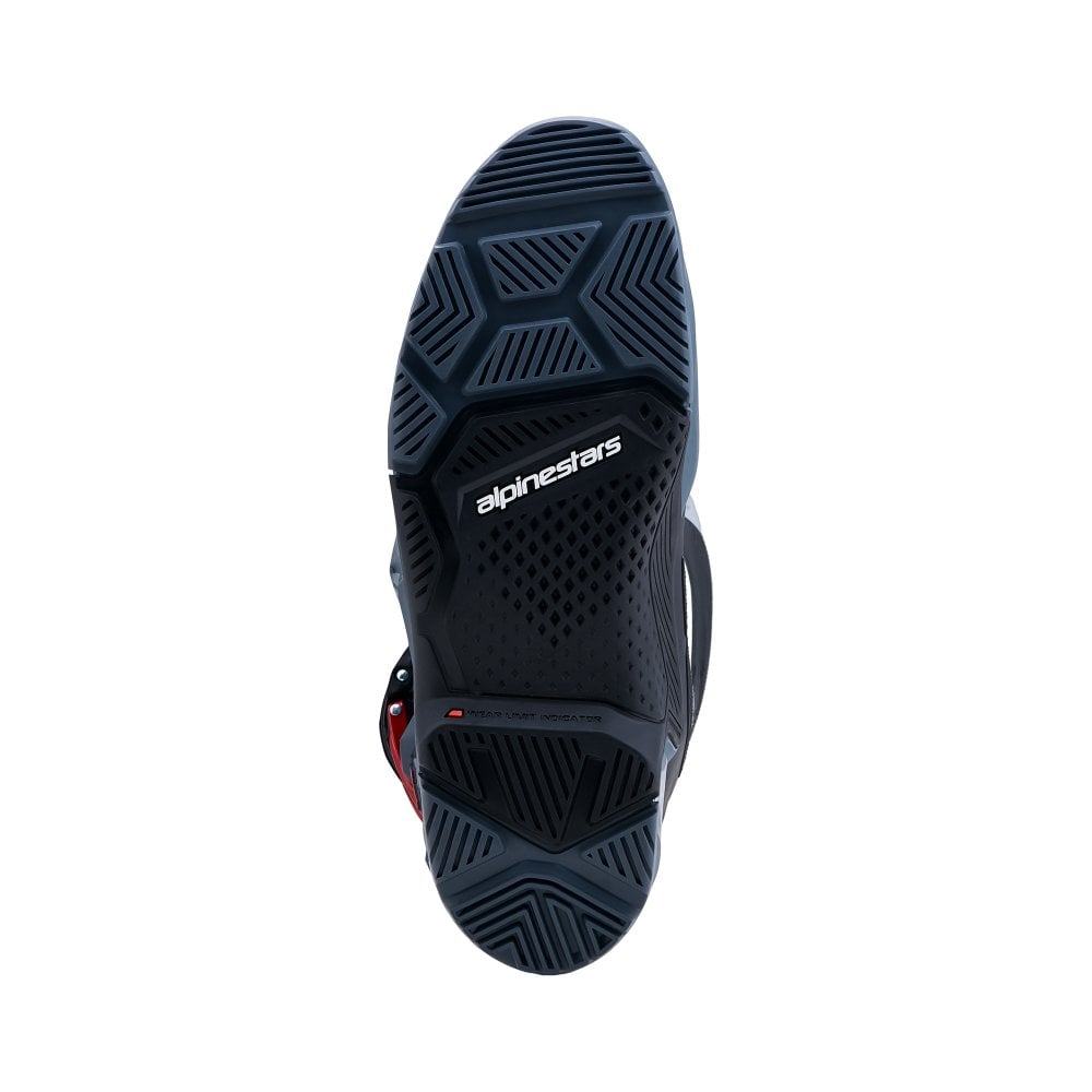 Alpinestars Tech 7 Drystar Enduro Waterproof Boots Grey/Mid Grey/Bright Red