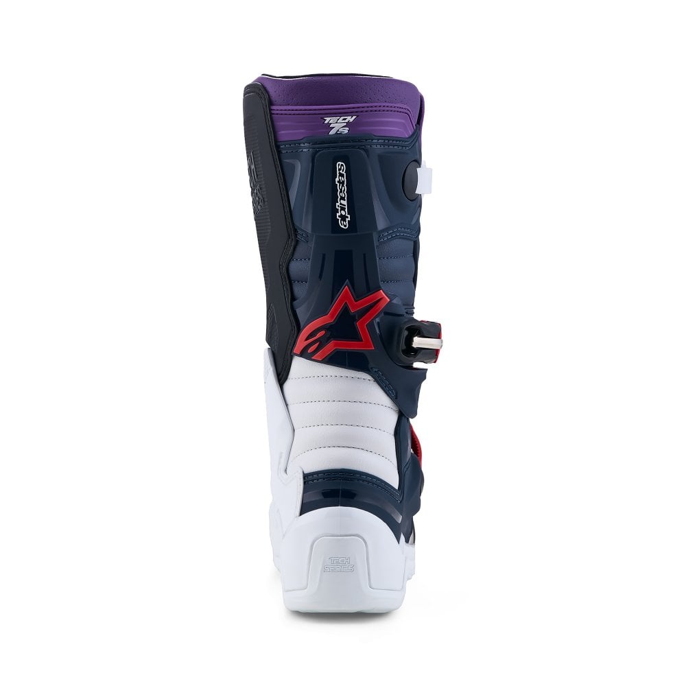 Alpinestars Tech 7s YOUTH Motocross Boots Dark Blue/White/Black