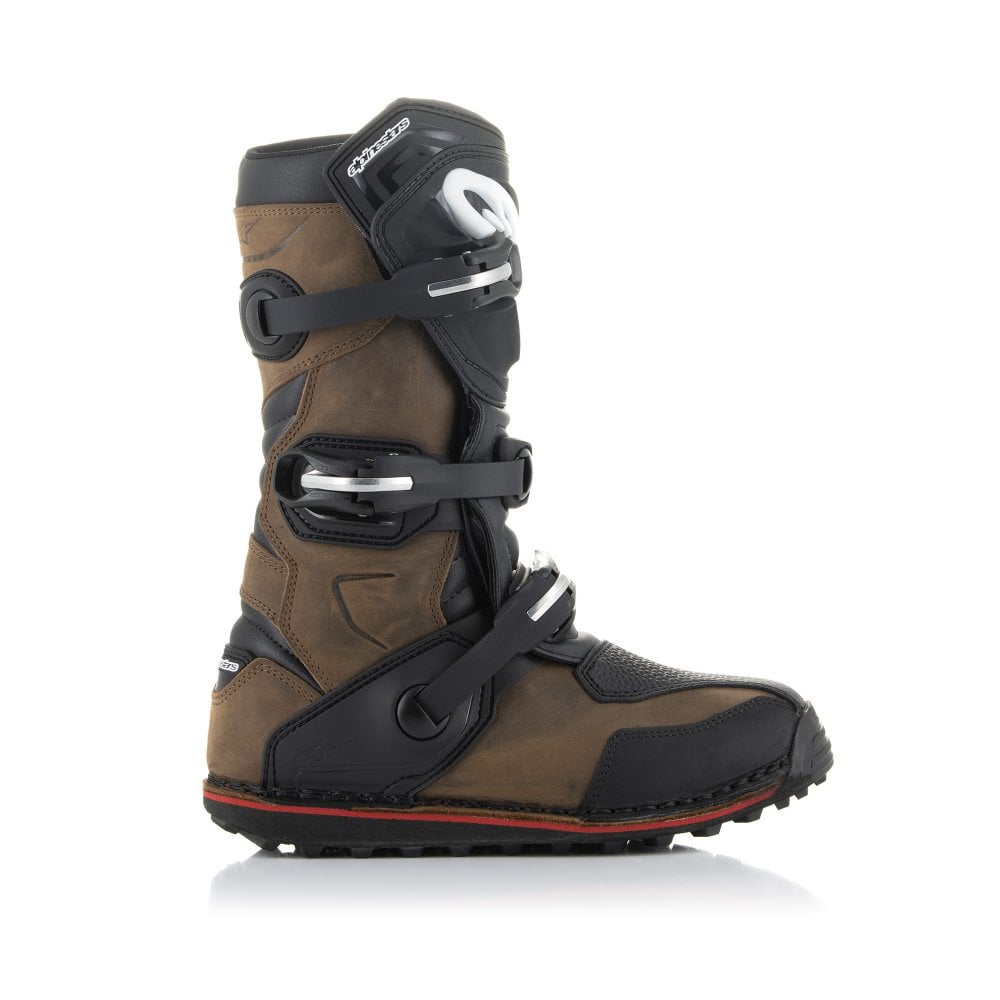 Alpinestars Tech-T Trials Boots Brown Oiled