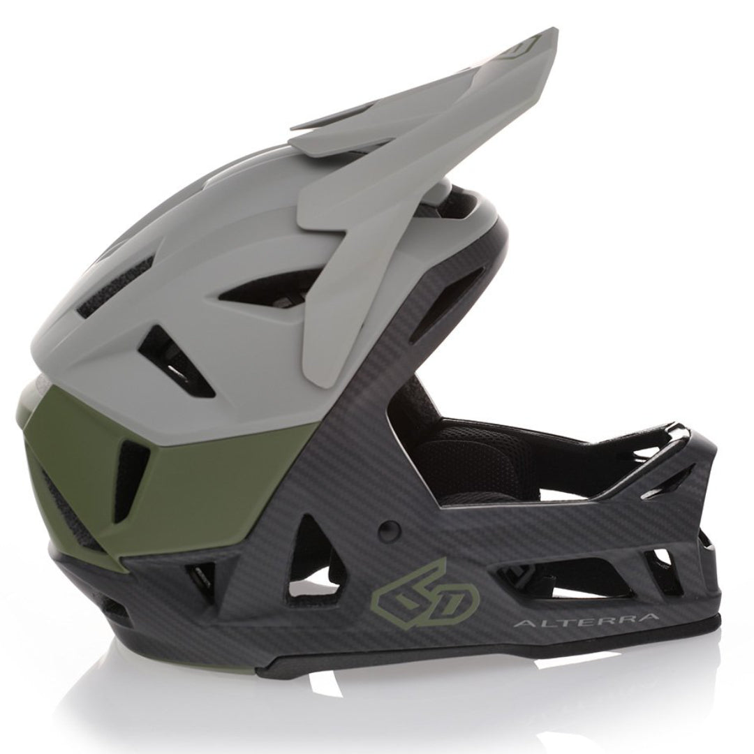 6D ATB-1E Alterra Enduro MTB Helmet Segment Military Green