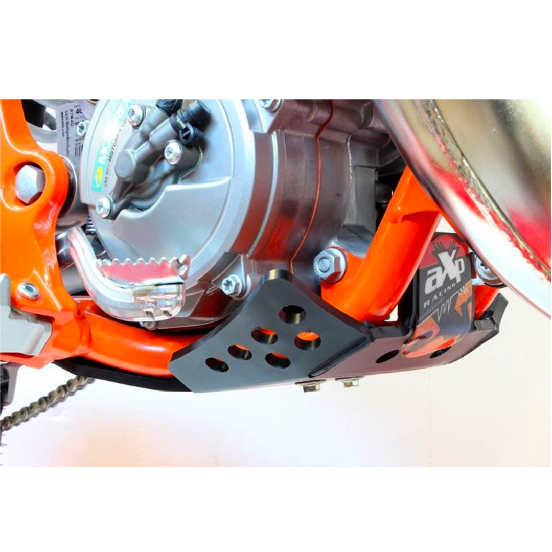 AXP Skid Plate PHD 6mm KTM SX65 18-23, Husky TC65 18-23, Gas Gas MC65 21-23 Black