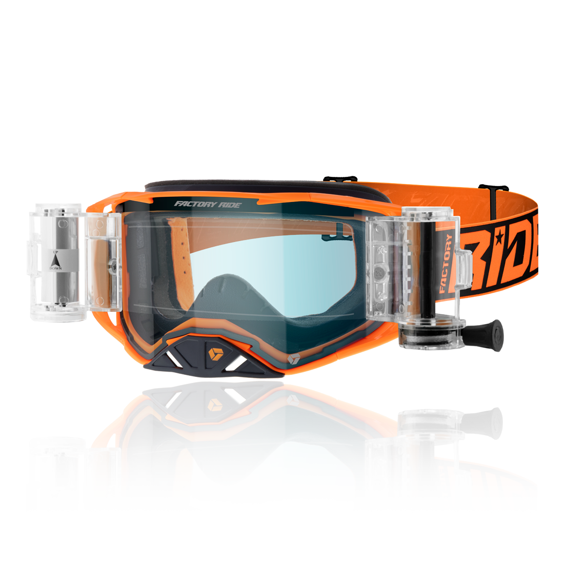 Factory Ride Roll-off Goggle Crush - Clear Lens