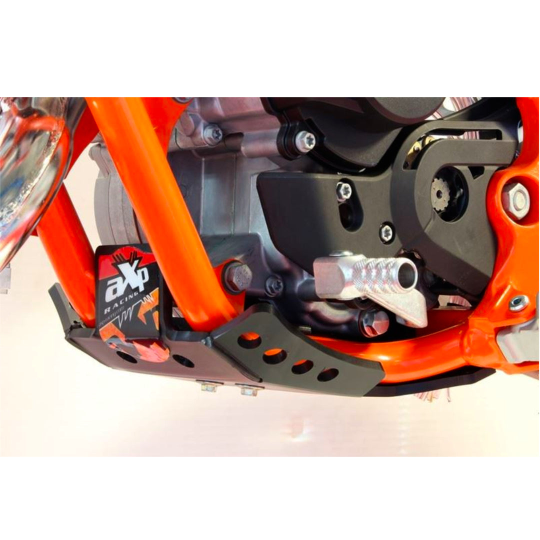 AXP Skid Plate PHD 6mm KTM SX65 18-23, Husky TC65 18-23, Gas Gas MC65 21-23 Black