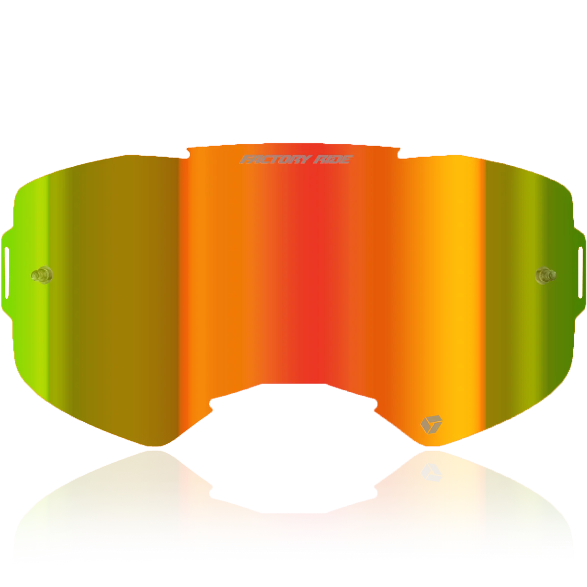 Factory Ride MX Single Lens With Tear Off Post - Bronze/Spectrum
