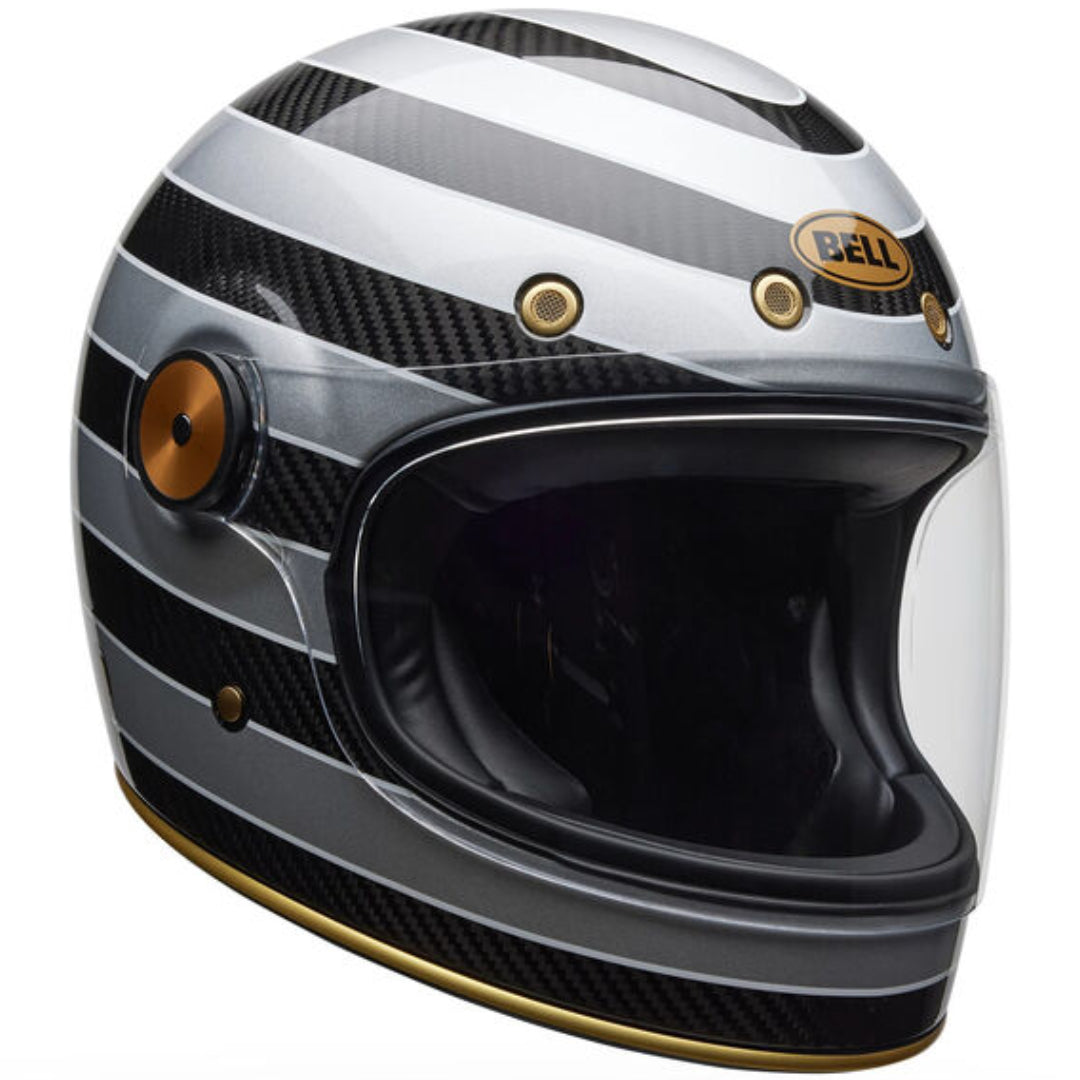 Bell Bullitt GT Carbon RSD Temple Gloss ECE 22.06 Helmet Black/Silver