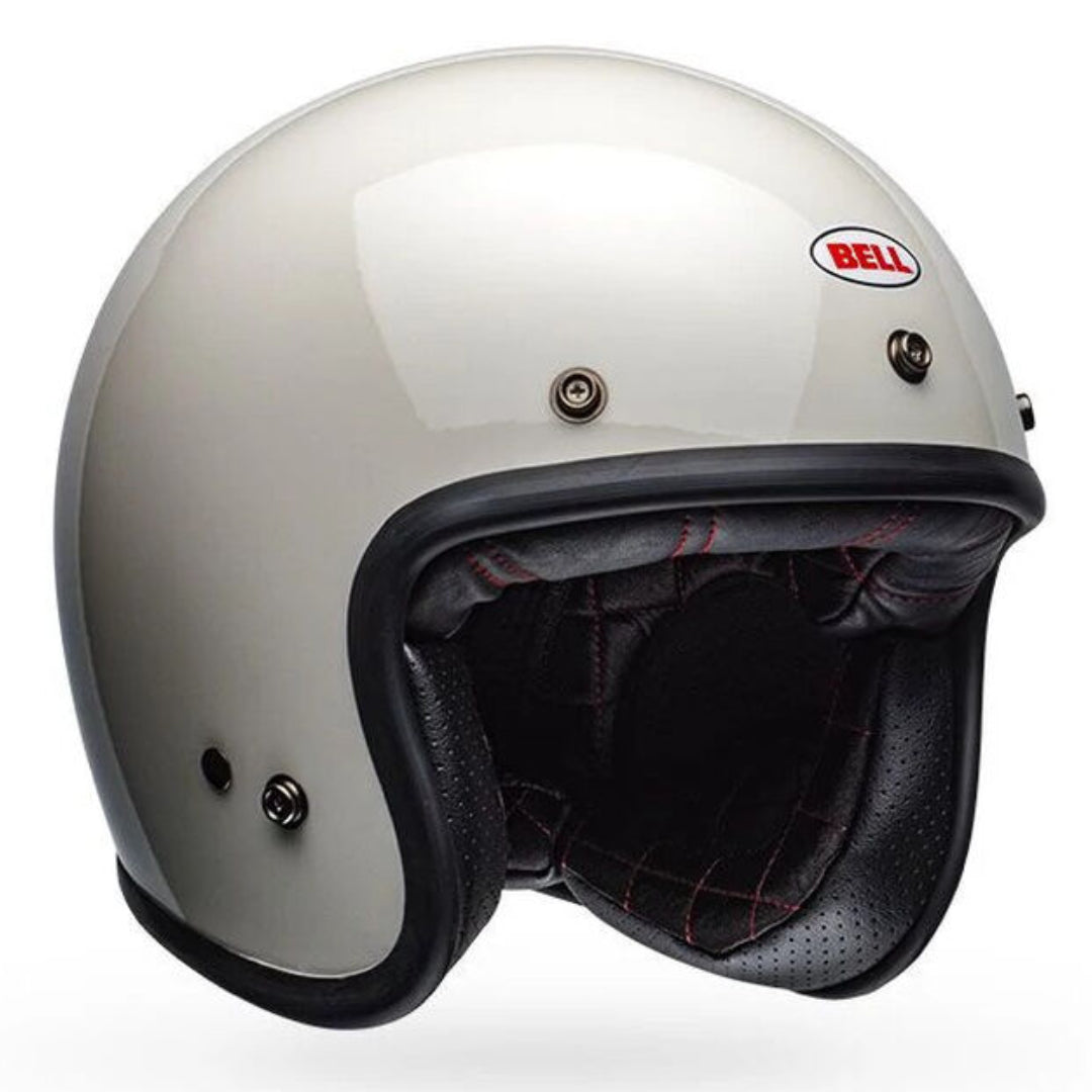 Bell Custom 500 Solid ECE Helmet Vintage White