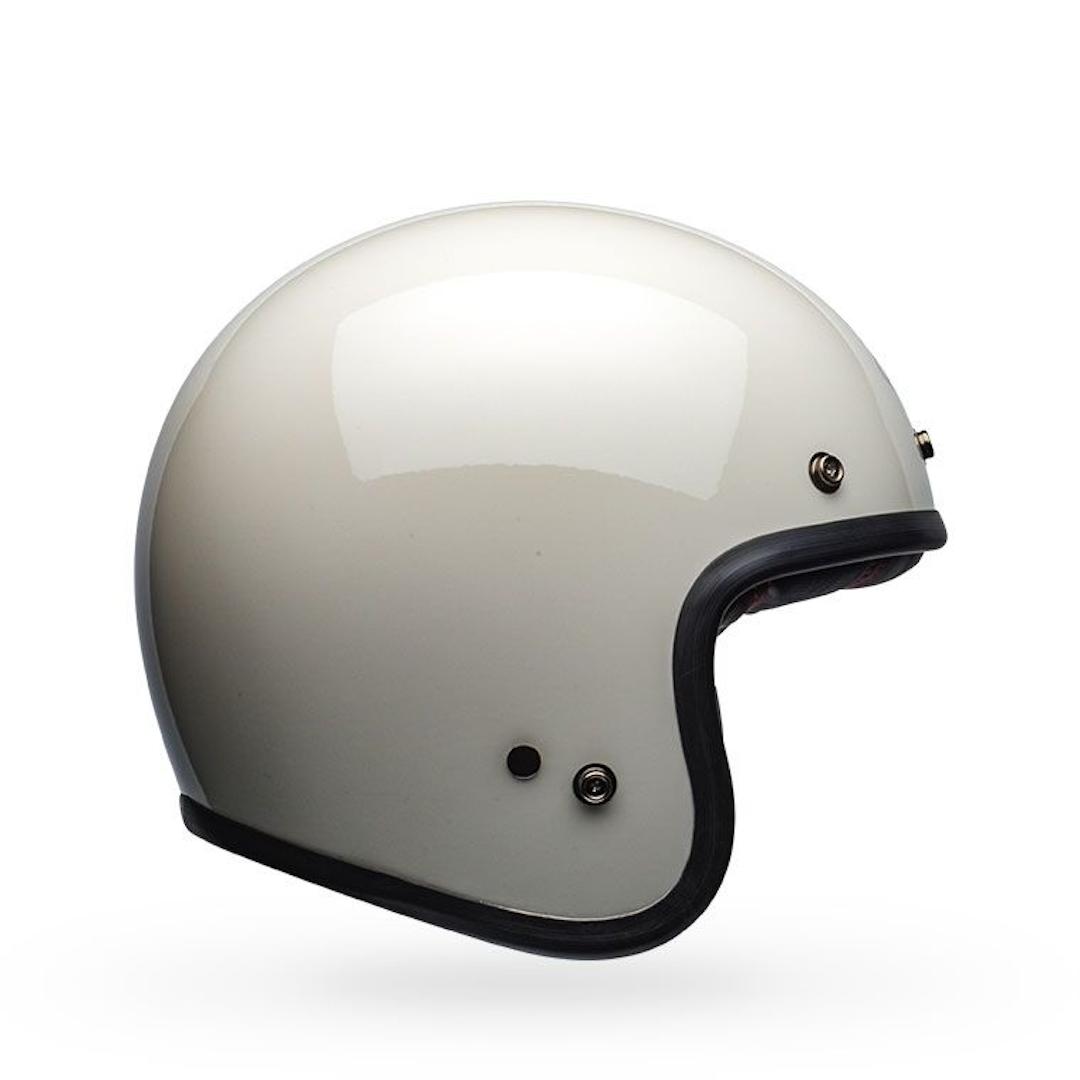 Bell Custom 500 Solid ECE Helmet Vintage White