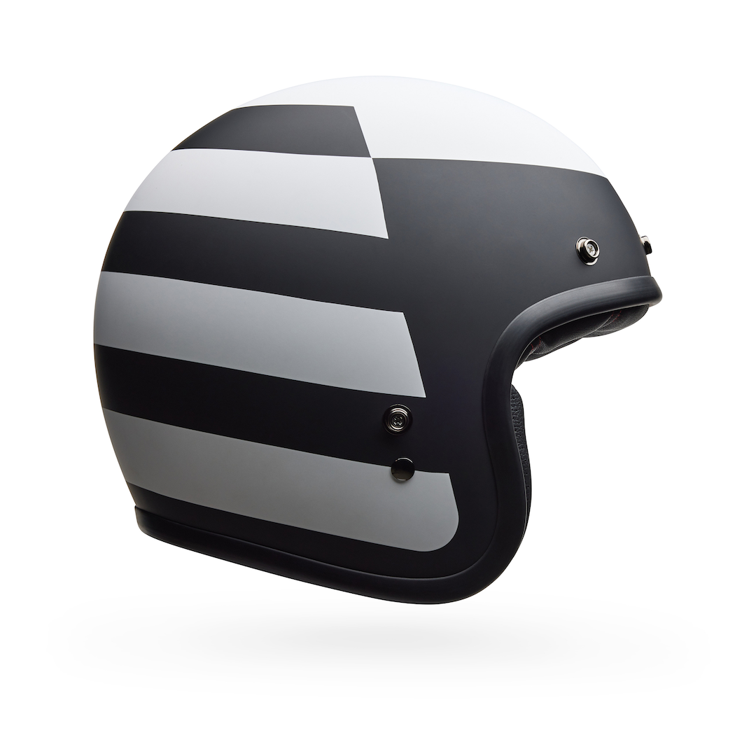 Bell Custom 500 Parlor Matte ECE Helmet Black/White