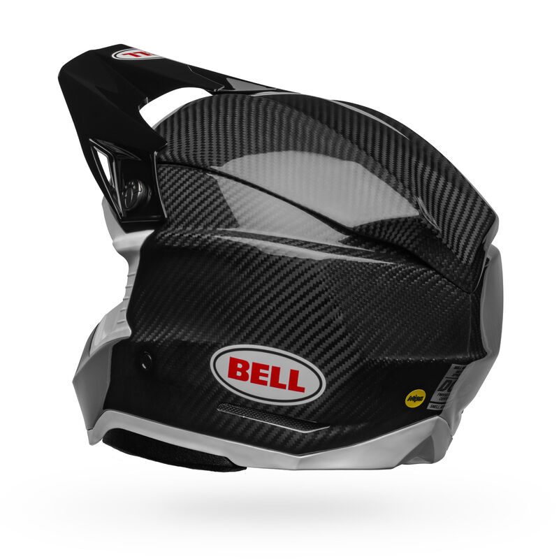 Bell Moto-10 Spherical Solid ECE MX Helmet Black/White
