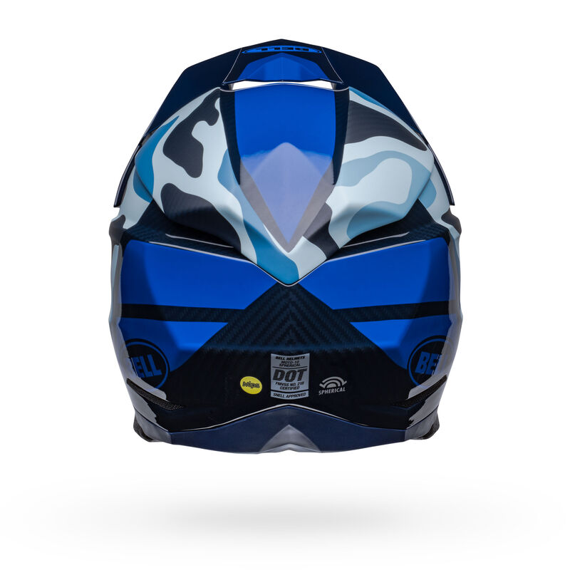 Bell Moto-10 Spherical Mips Motocross Helmet Ferrandis Matte Gloss Dark Blue/Light Blue